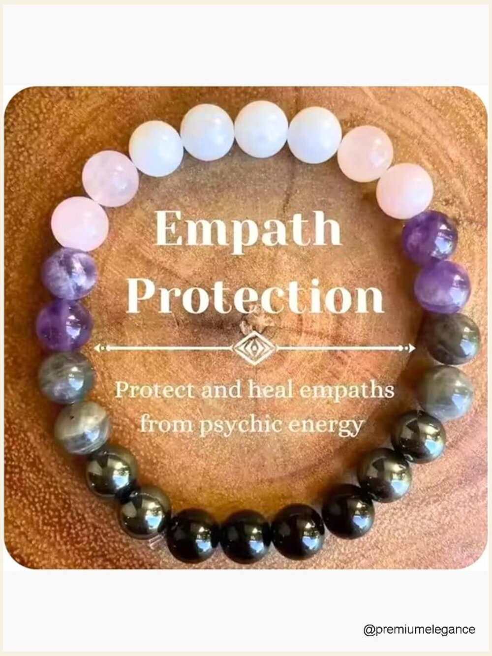 Healing Crystal Bracelet Natural Stone Beaded Stretch Jewelry Protection